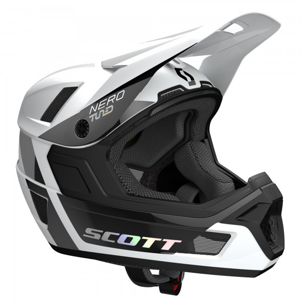 CASQUE SCOTT NERO PLUS WHITE/BLACK L