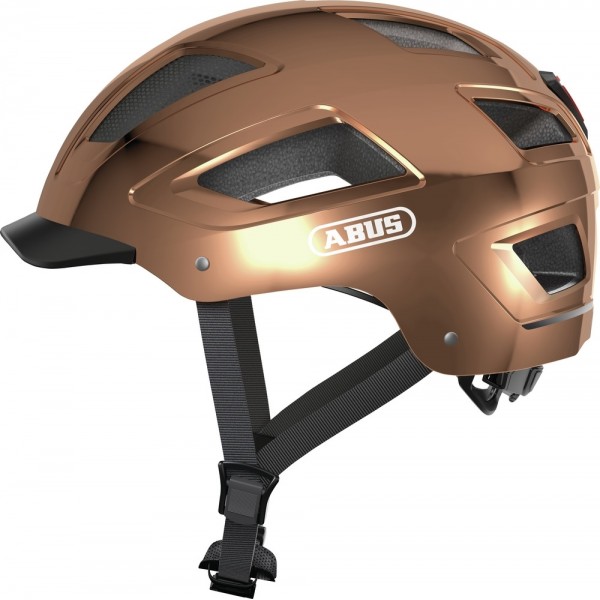 CASQUE ABUS HYBAN 2.0 CHROME ROSE M