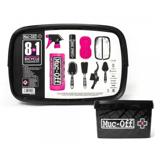 KIT DE NETTOYAGE MUC-OFF VÉLO 8 EN 1